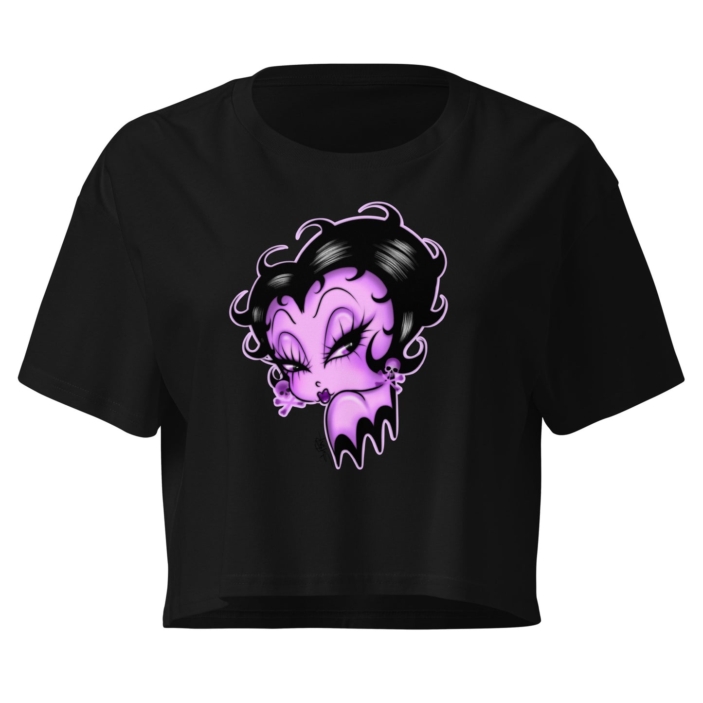 Spooky Betty crop top