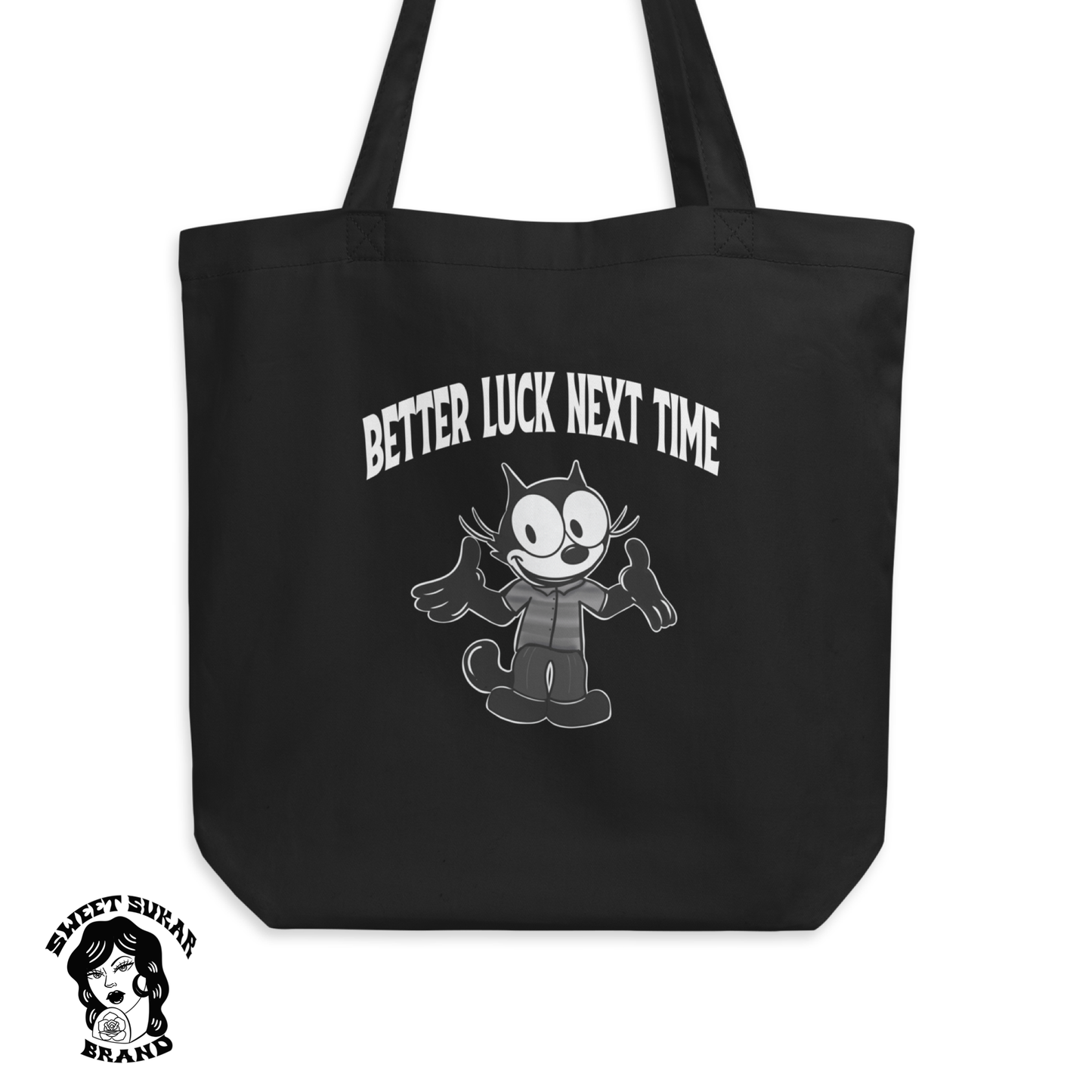 Better Luck Black tote