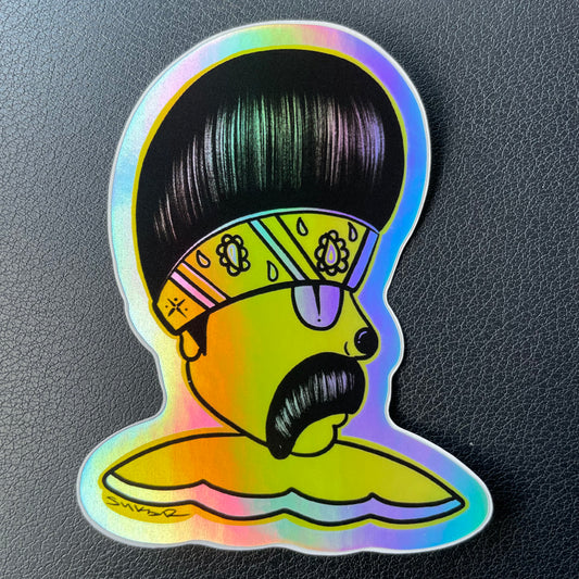 Payaso #2 holographic sticker