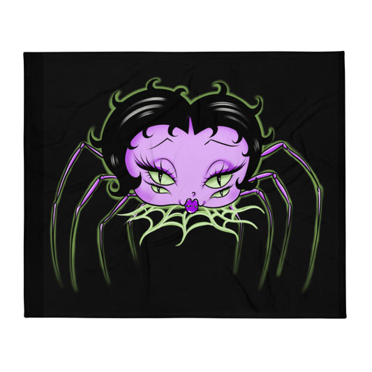 Spider Betty Throw Blanket