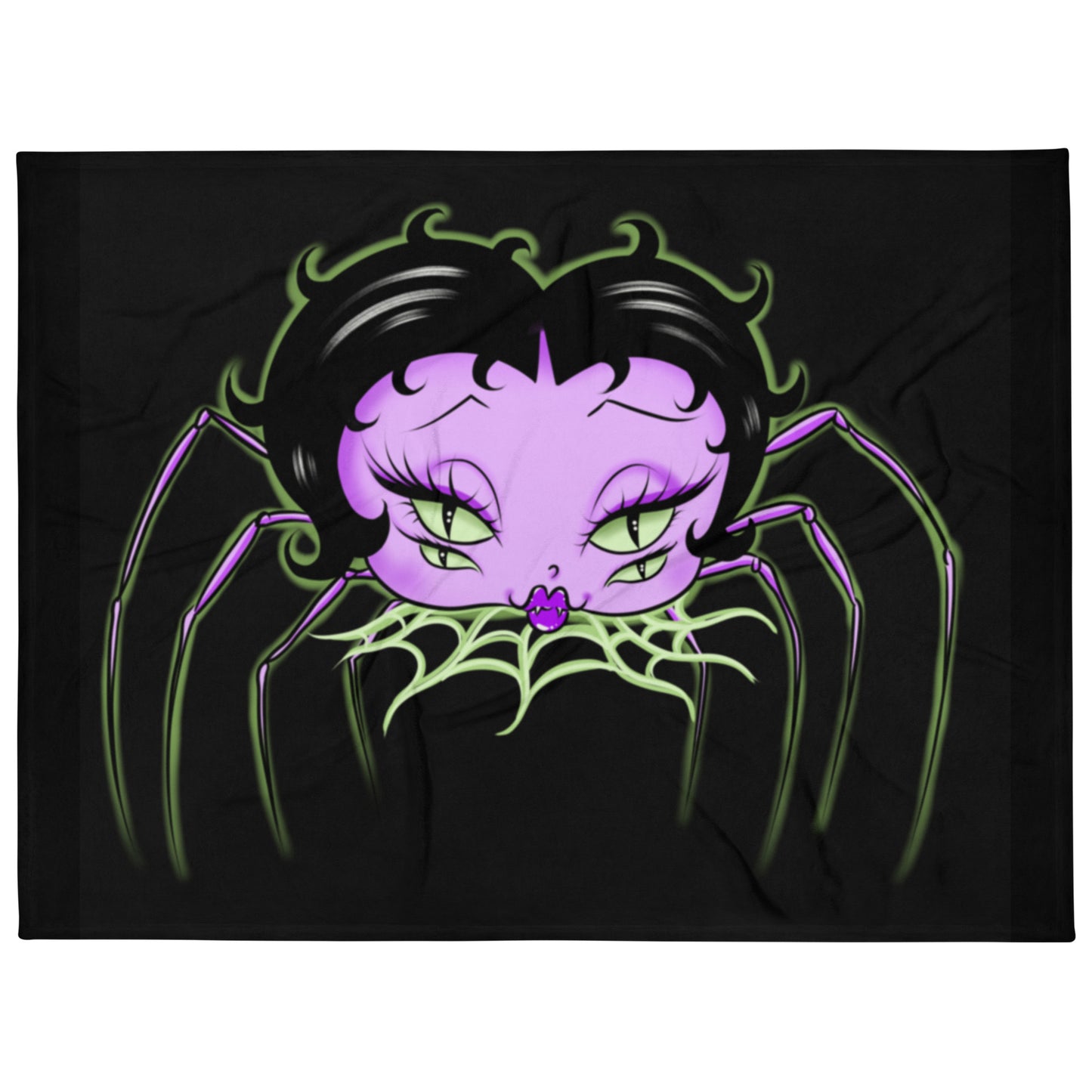 Spider Betty Throw Blanket