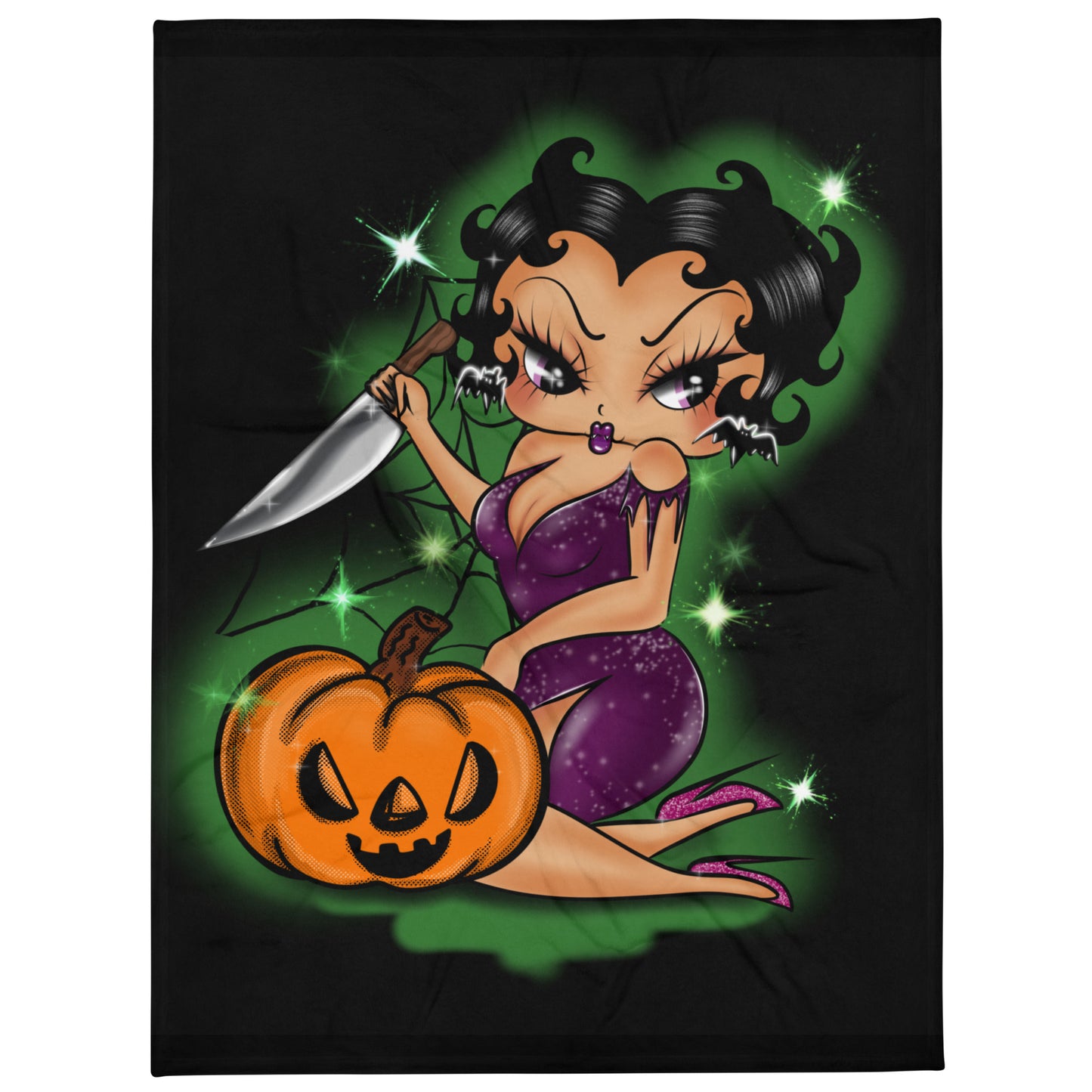 Mistress of the Night Throw Blanket