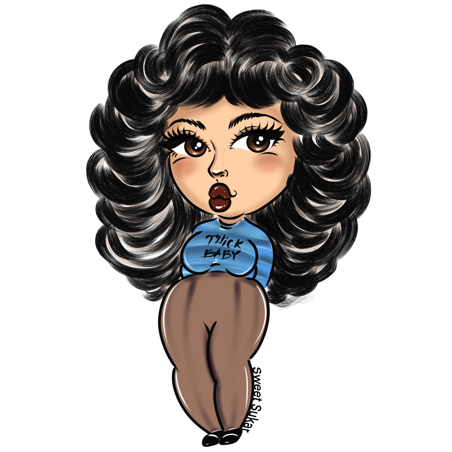 Large Cholita Stickers