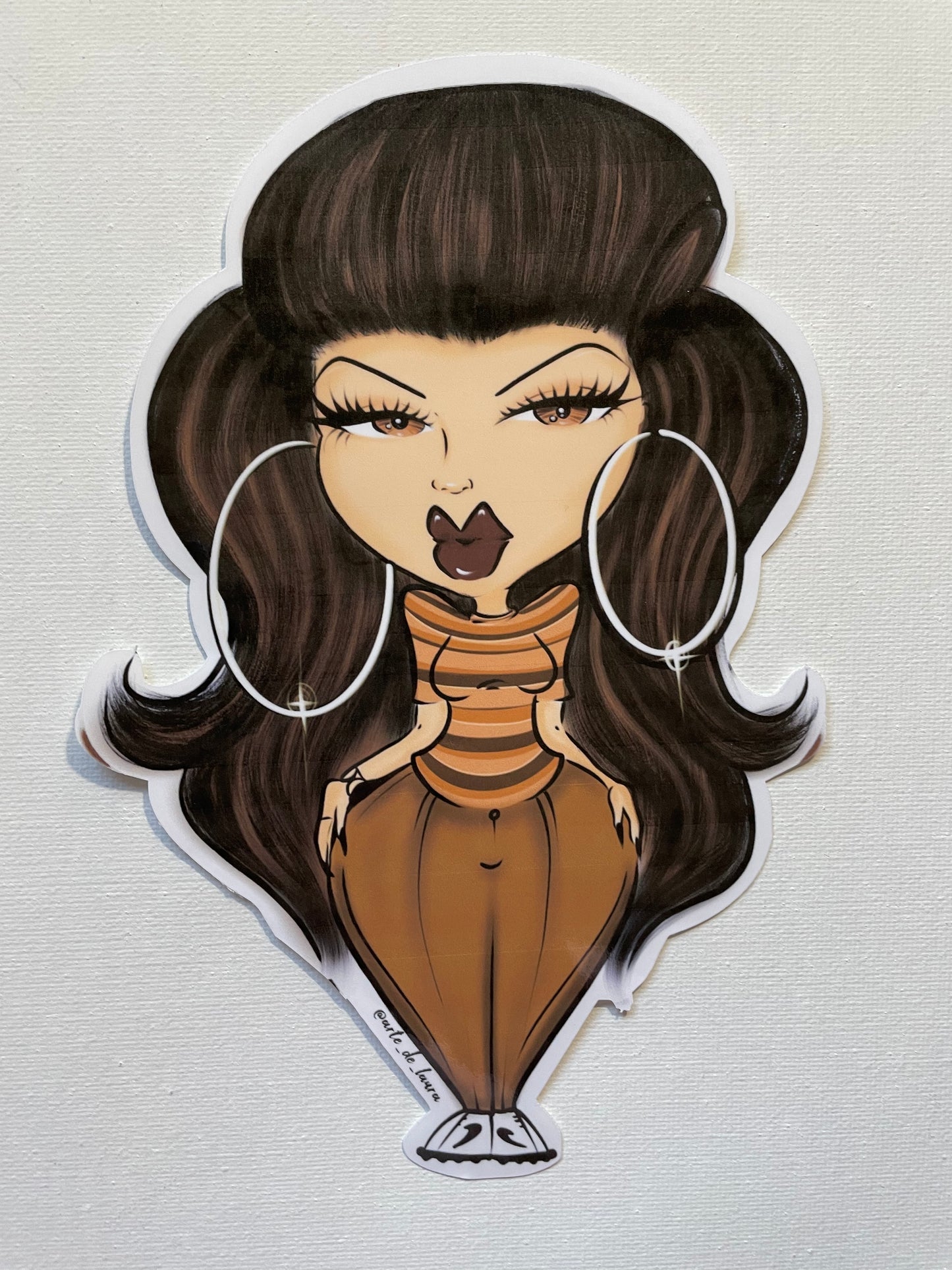 Large Cholita Stickers