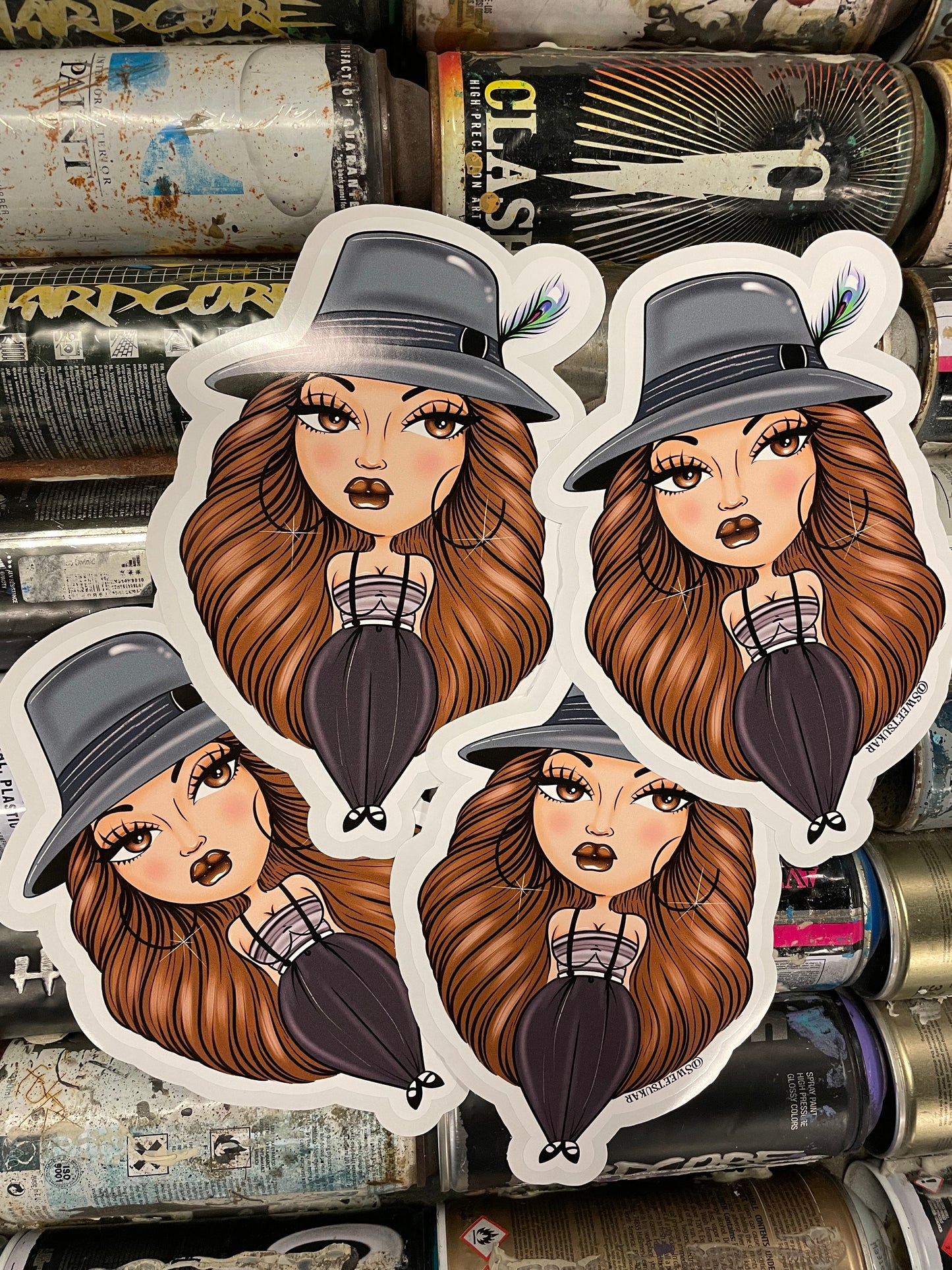 Large Cholita Stickers