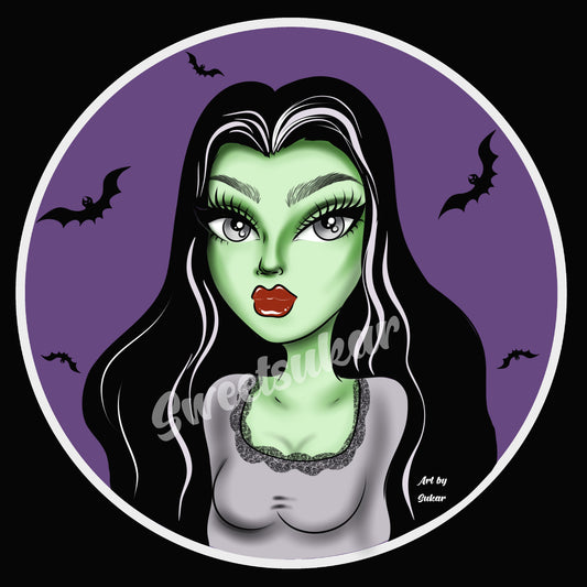 Lily Munster stock image