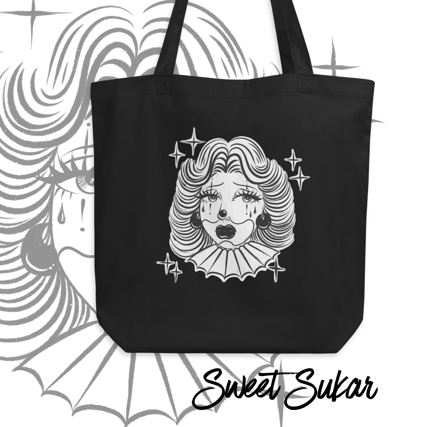 Miss Blue tote bag