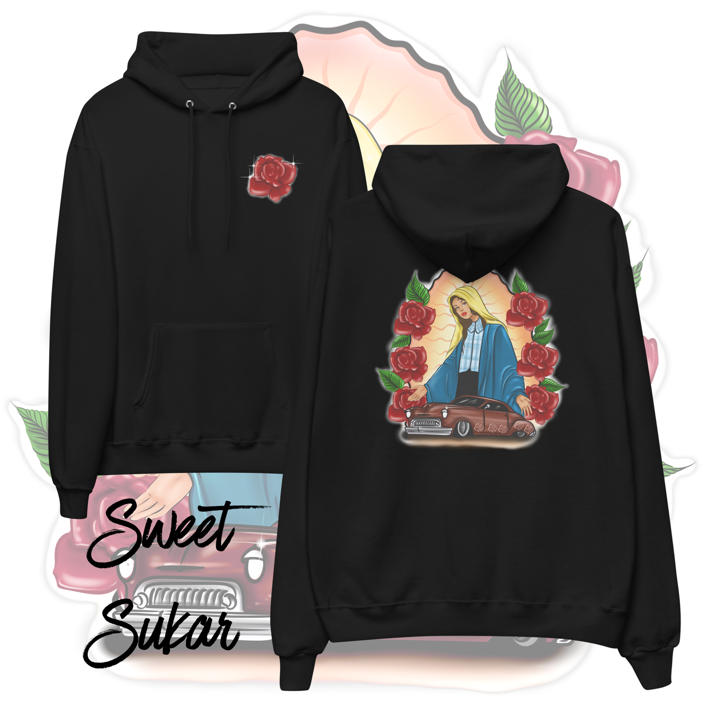 La Mary black hoodie