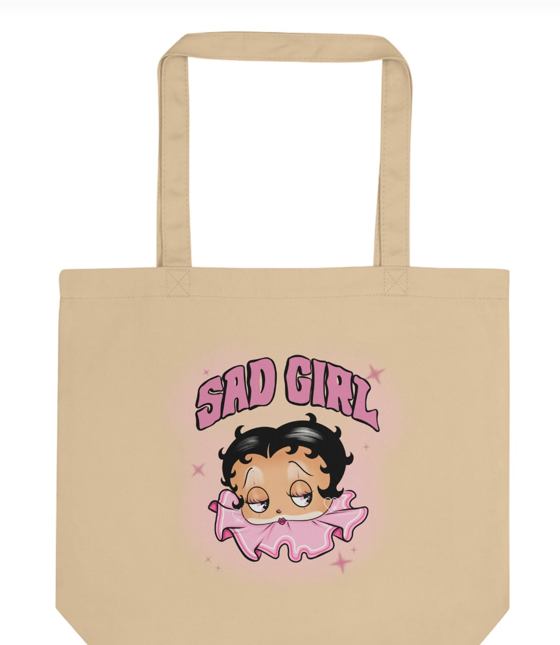 Sad Girl Tote bags