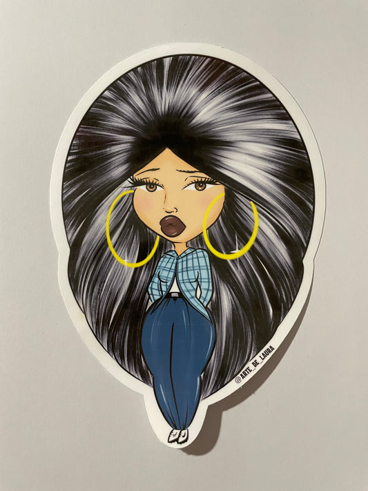 Large Cholita Stickers