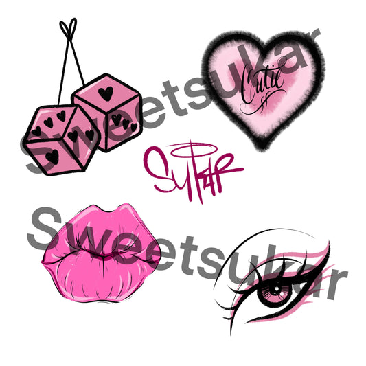 Cute flash sheet 2 stock image