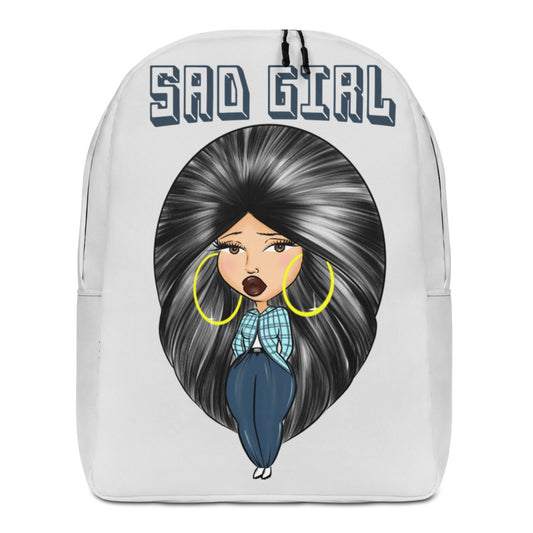 Sad Girl Minimalist Backpack