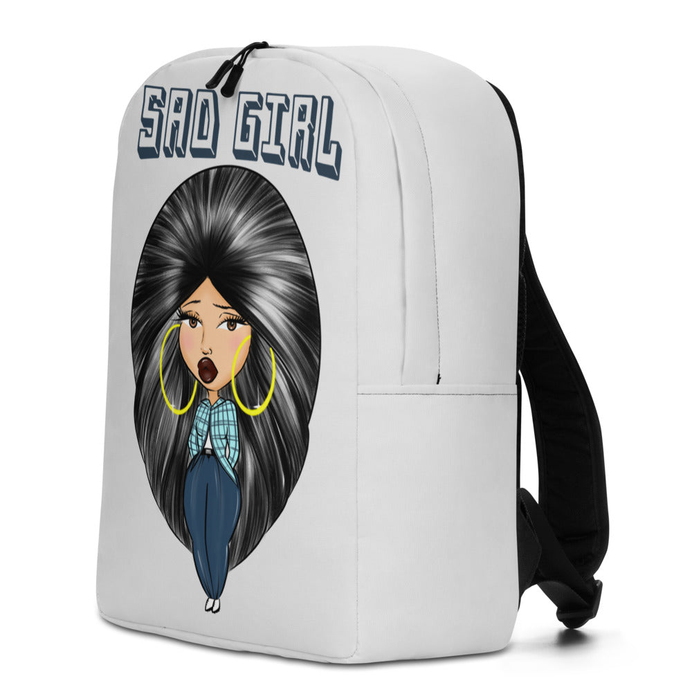 Sad Girl Minimalist Backpack