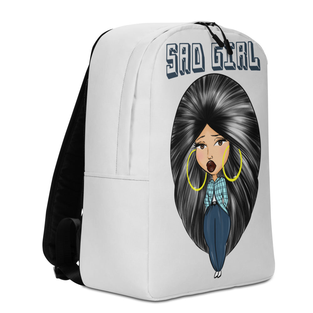 Sad Girl Minimalist Backpack