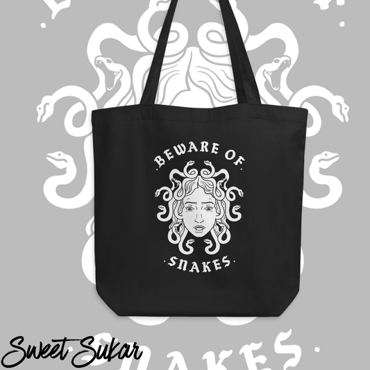 Beware of Snakes tote bag