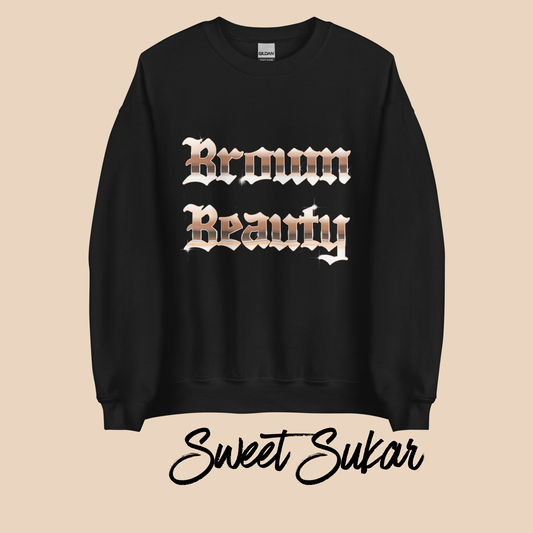 Brown Beauty crewneck sweater