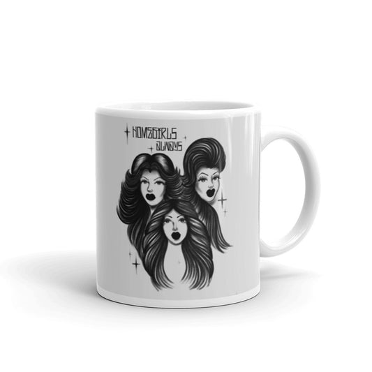 Homegirls Always White glossy mug