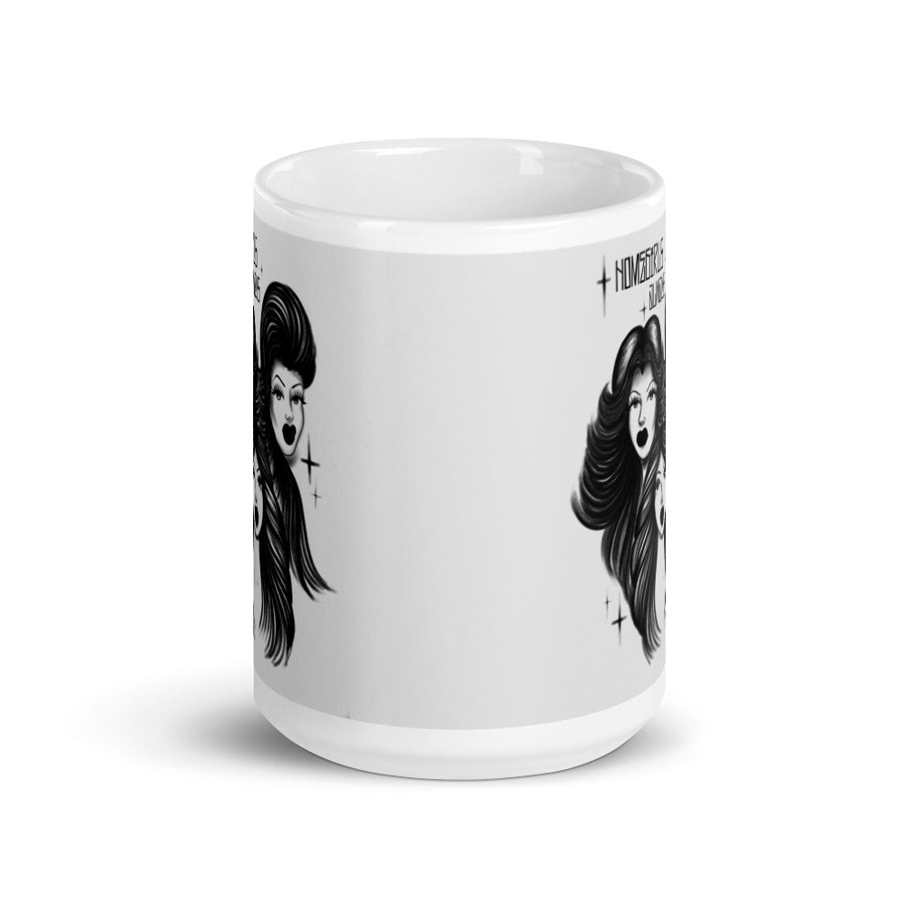 Homegirls Always White glossy mug