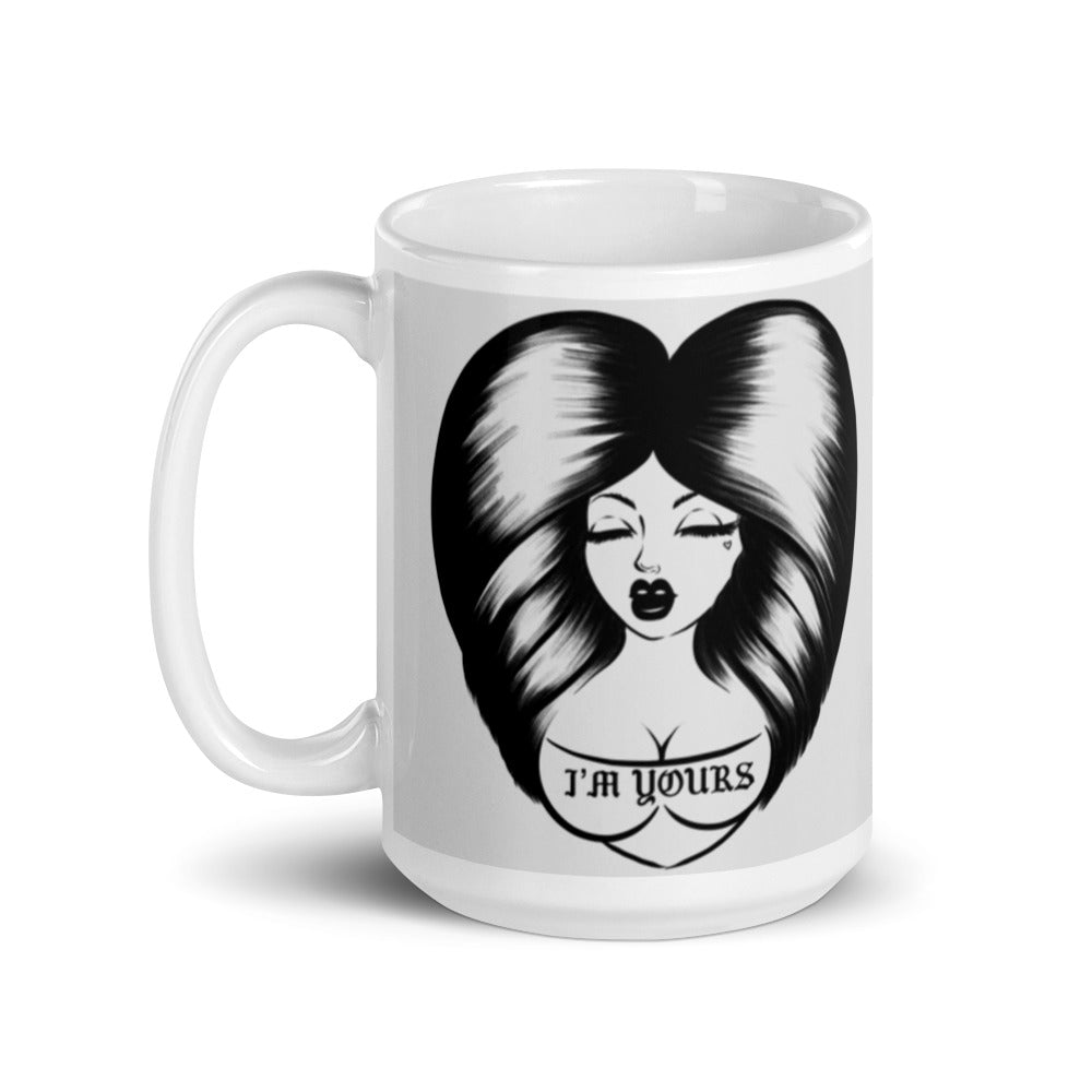 I’m Yours White glossy mug